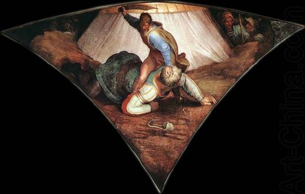 David and Goliath, Michelangelo Buonarroti